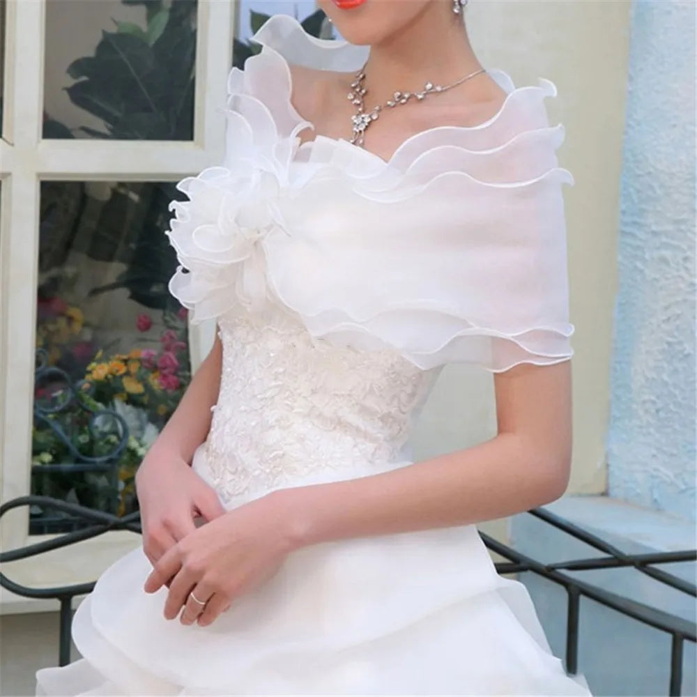 Rhinestone Lace Bridal Shrug