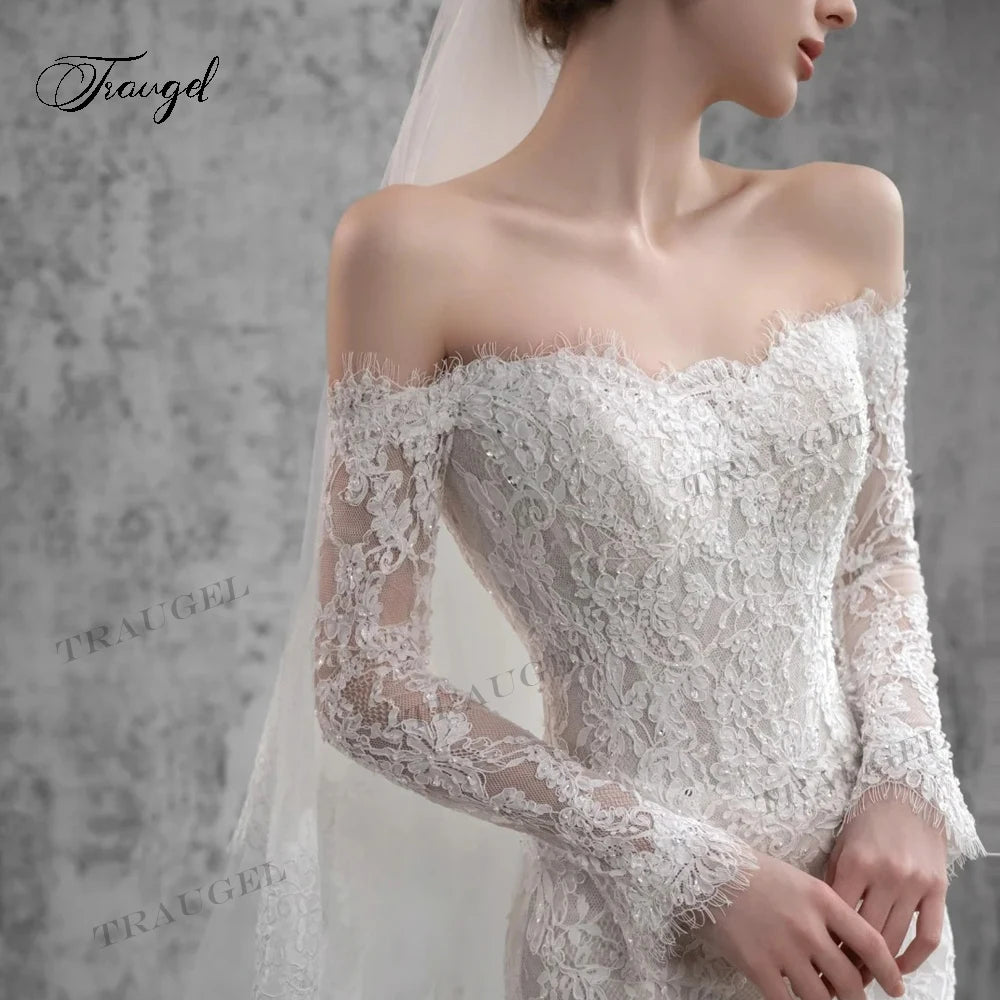 Luxury Lace Mermaid Wedding Dress