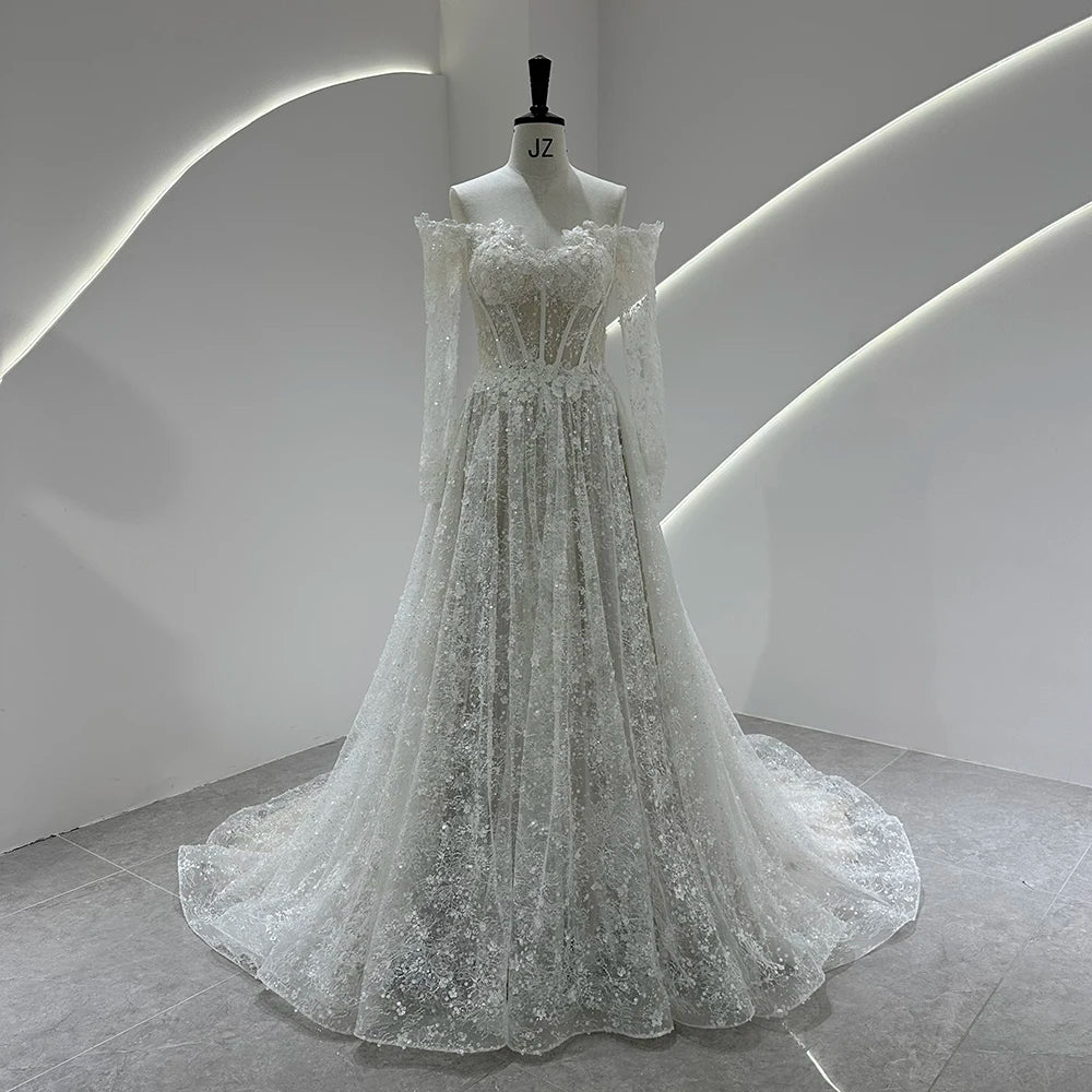 Boho Lace Wedding Dress