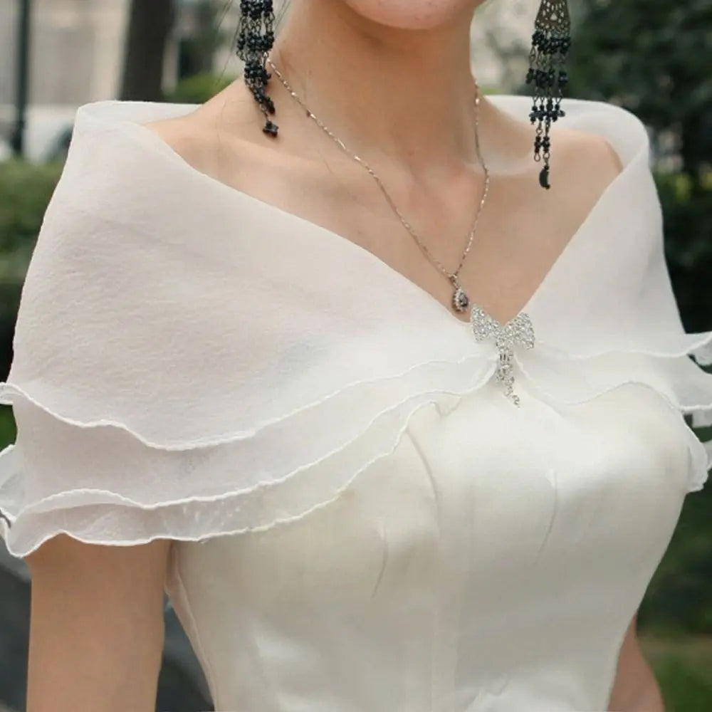 Elegant Bridal Shoulder Shawl