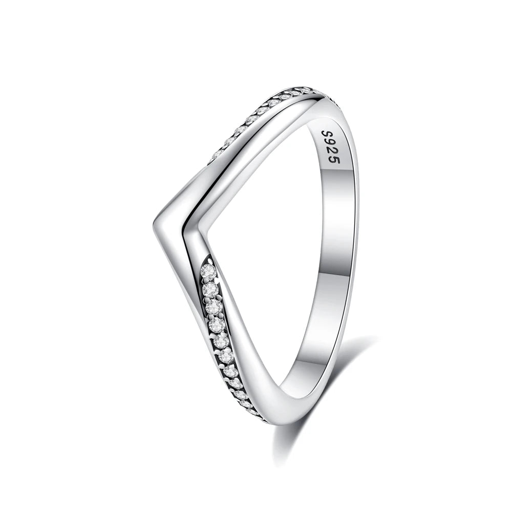 Sterling Silver Heart Stackable Ring