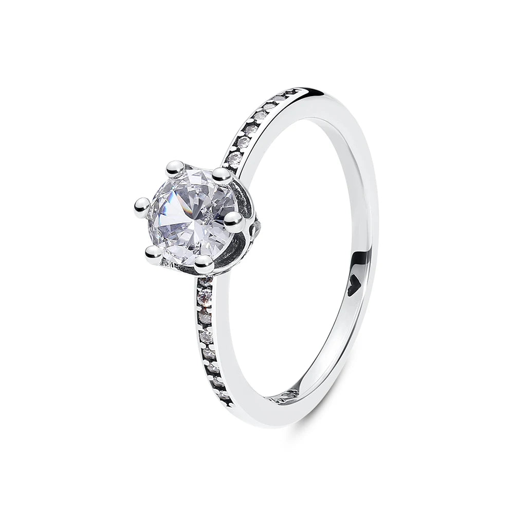 Sterling Silver Heart Stackable Ring