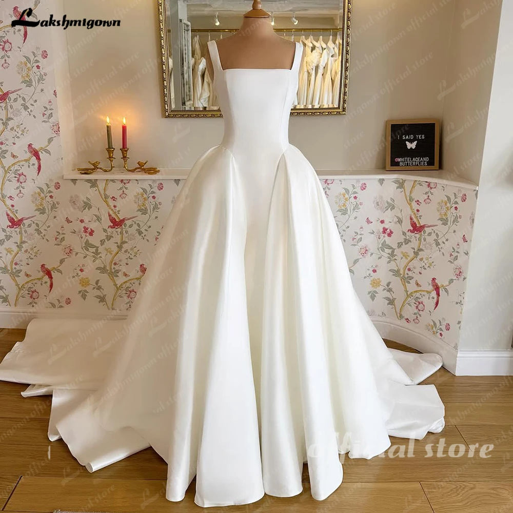 Mikado Satin Wedding Dress