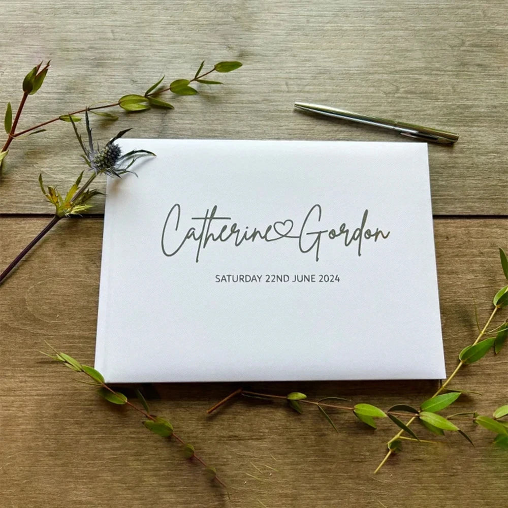 Personalized Wedding Guest Book