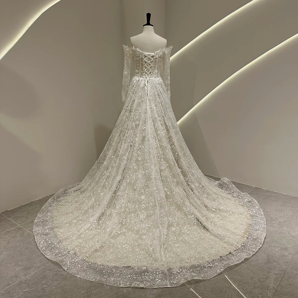 Boho Lace Wedding Dress