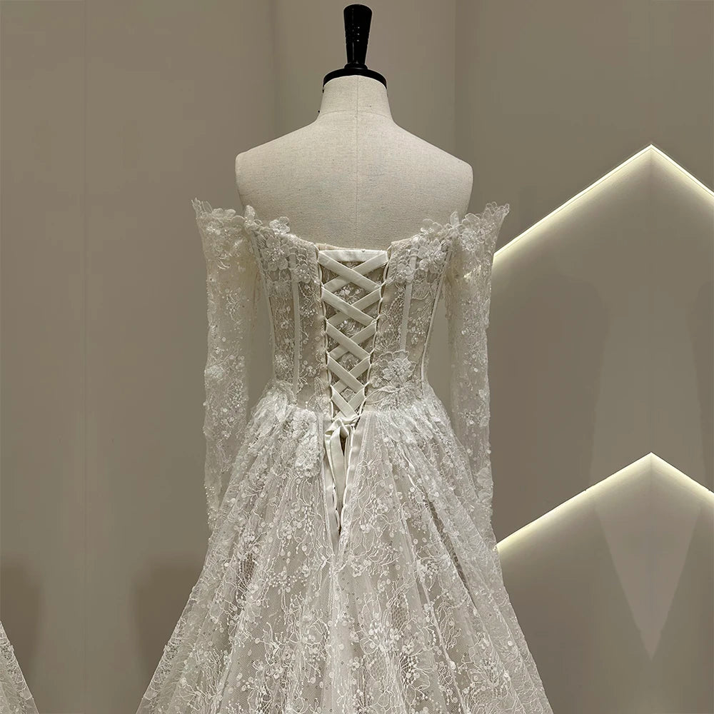 Boho Lace Wedding Dress