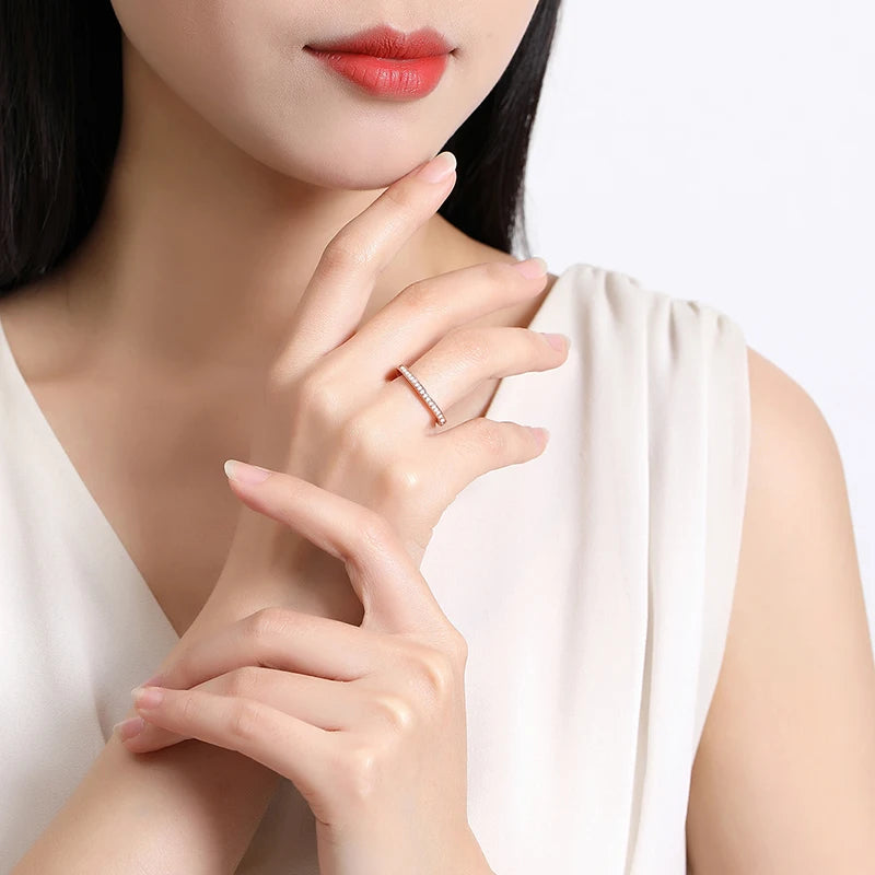 925 Sterling Infinity Heart Ring