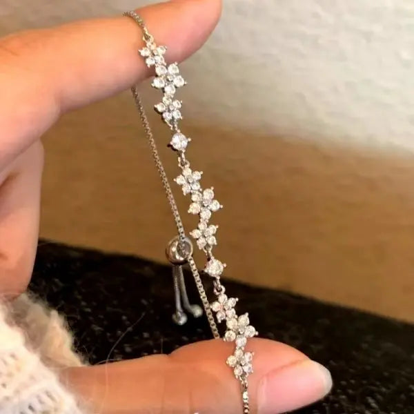 Gold Plated Zircon Bracelet