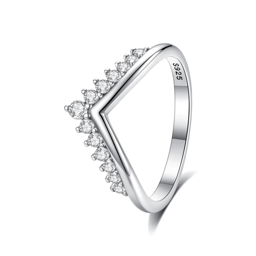 Sterling Silver Heart Stackable Ring