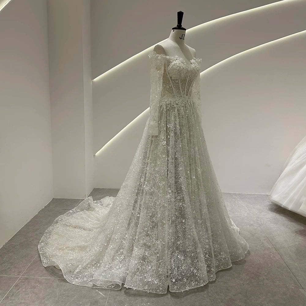 Boho Lace Wedding Dress