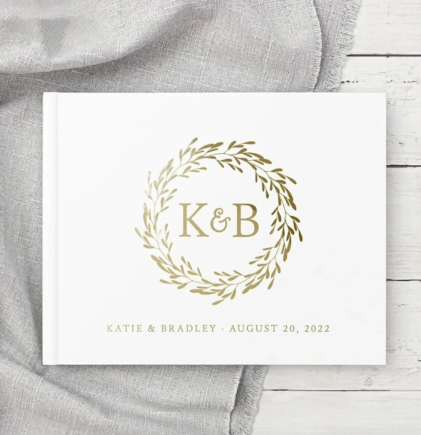 Personalized Wedding Guest Book