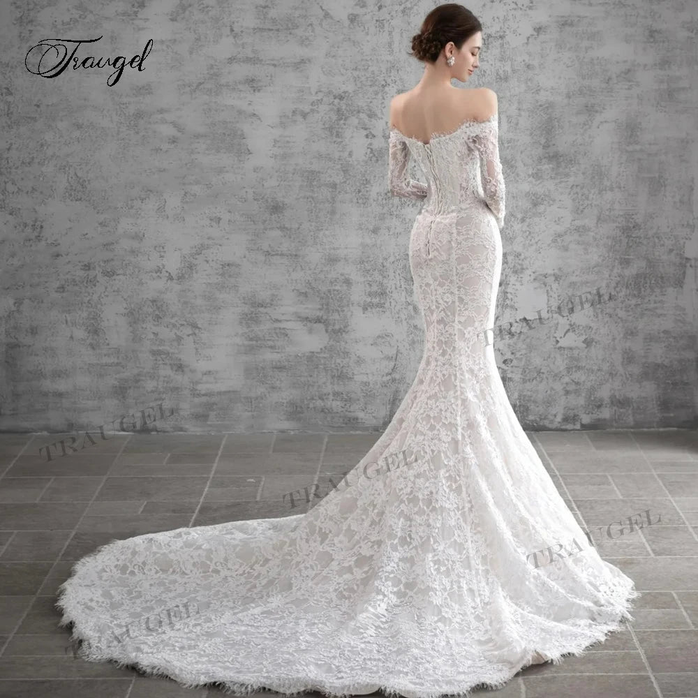 Luxury Lace Mermaid Wedding Dress
