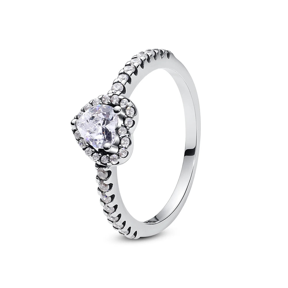 Sterling Silver Heart Stackable Ring