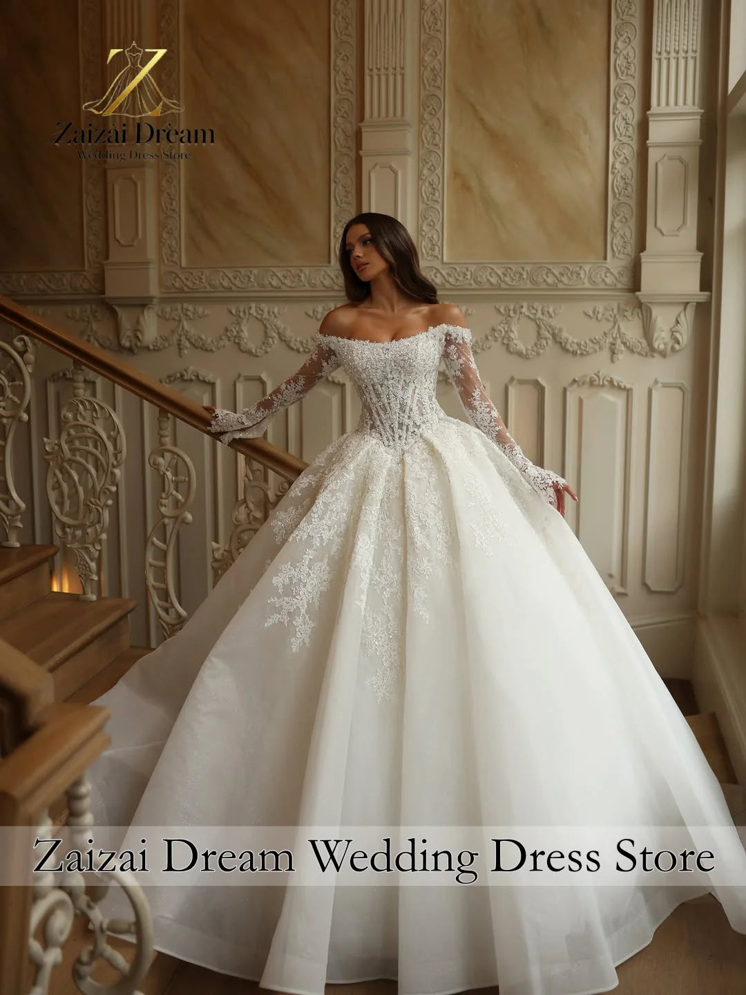 Luxury Ball Gown Wedding Dress