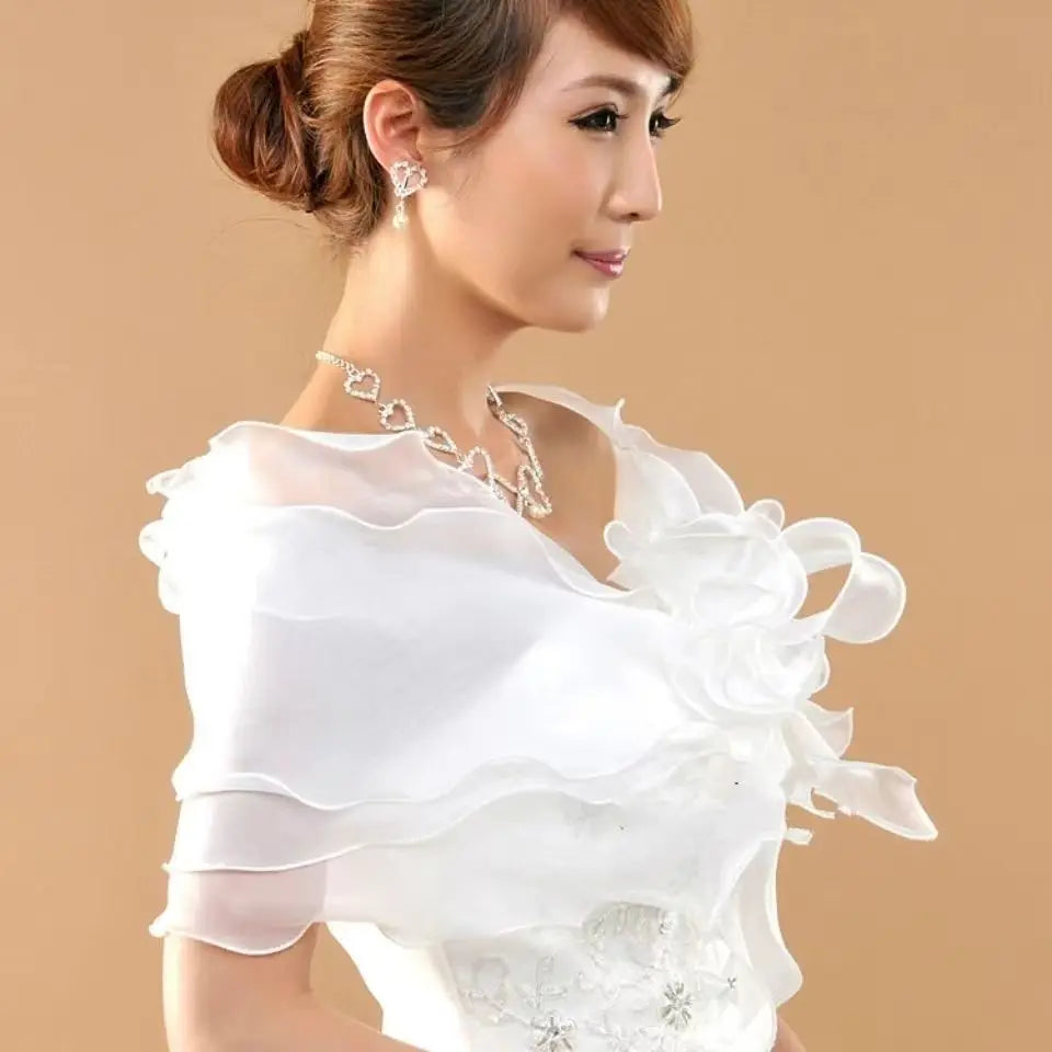 Rhinestone Lace Bridal Shrug