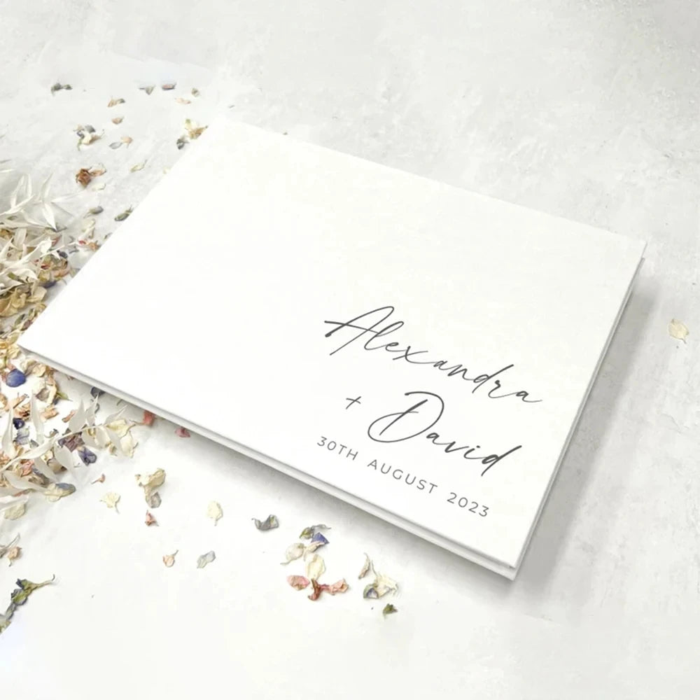 Personalized Wedding Guest Book