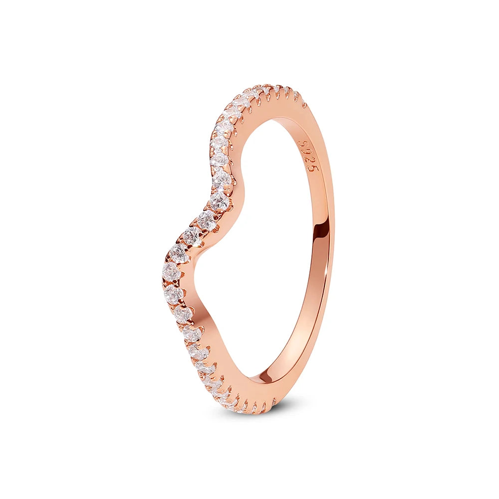 925 Sterling Infinity Heart Ring