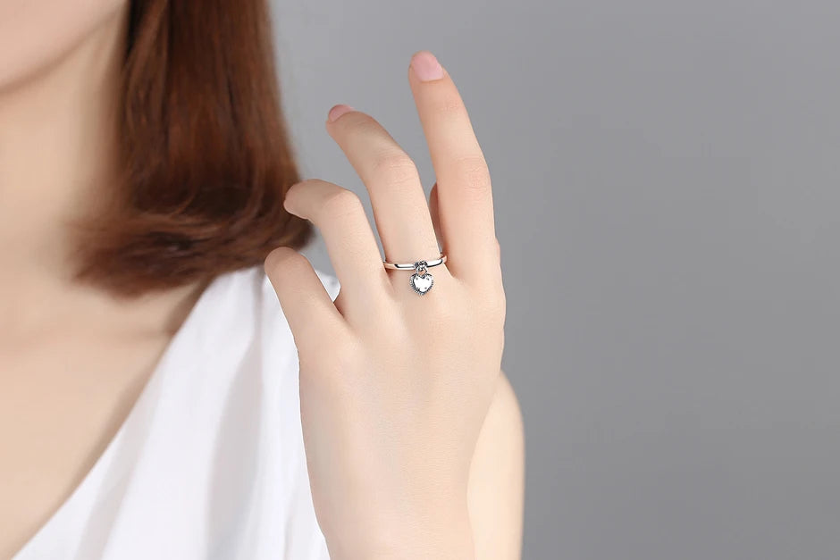 925 Sterling Silver Heart Ring