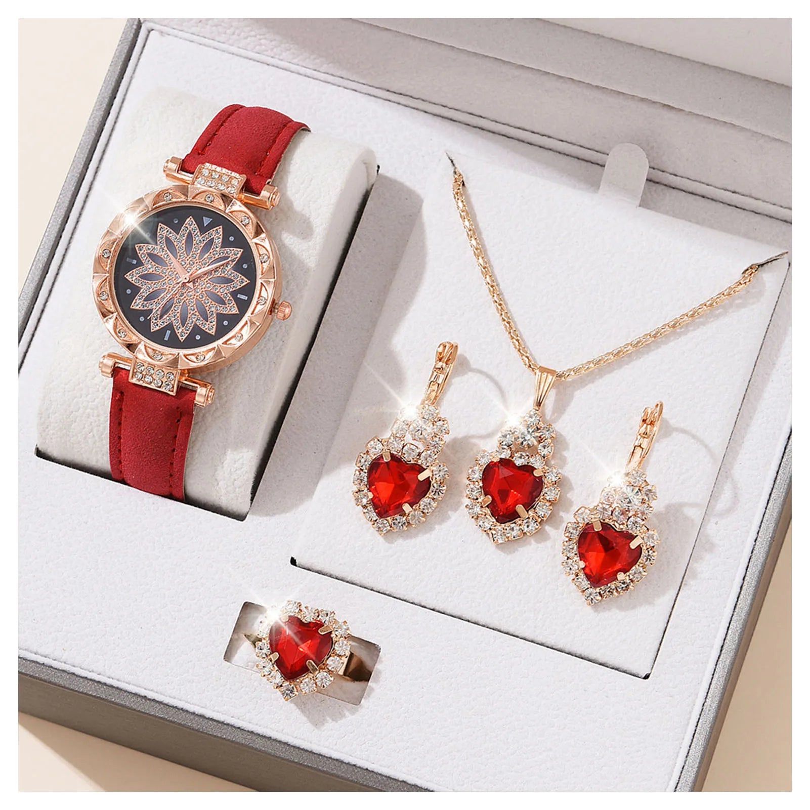 Crystal Women's Watch Gift Set