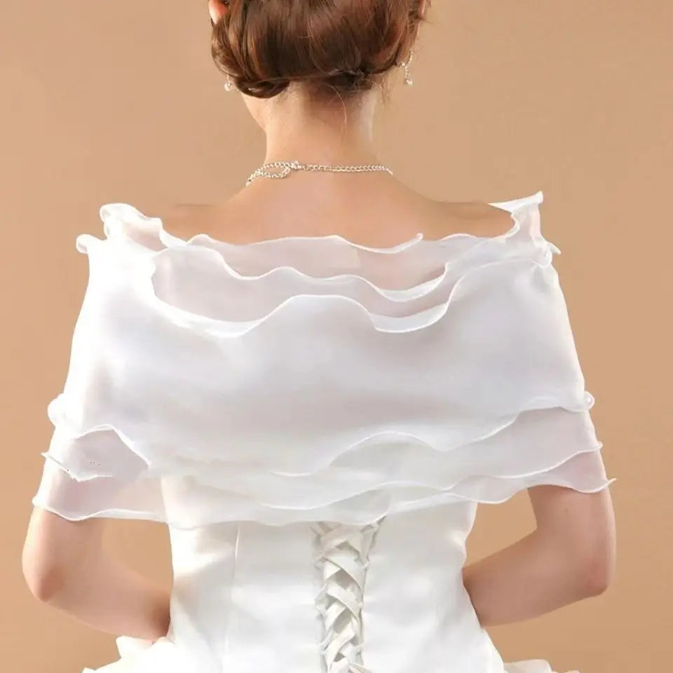 Rhinestone Lace Bridal Shrug