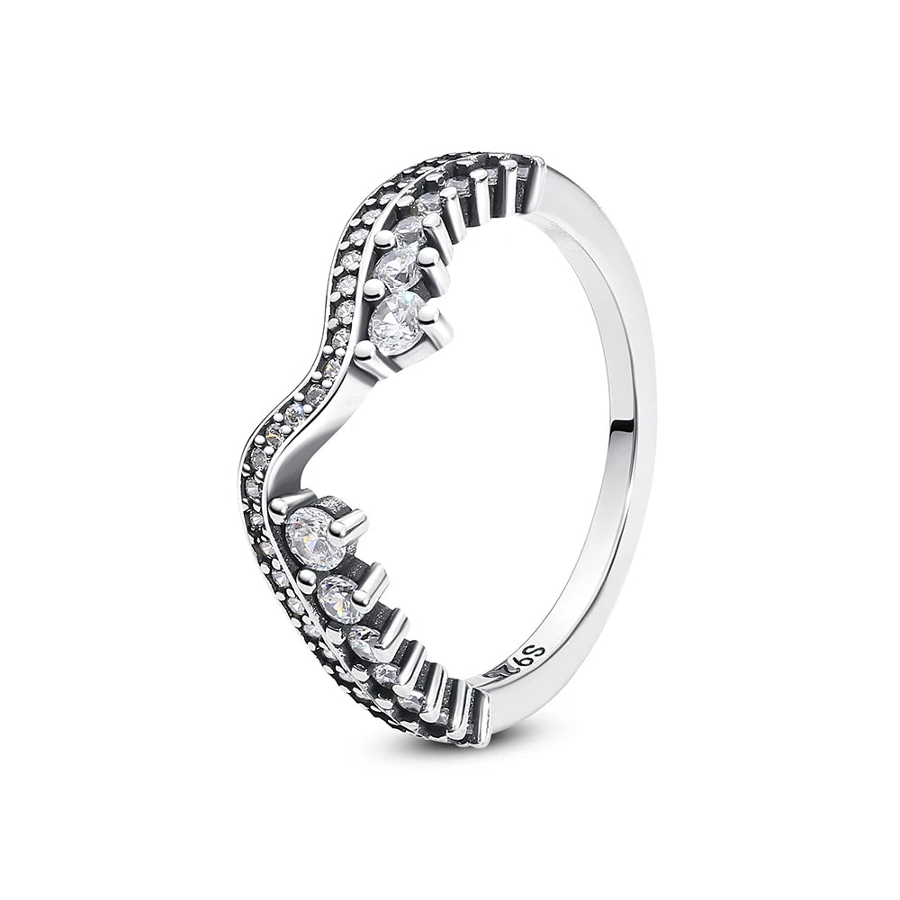 Sterling Silver Heart Stackable Ring