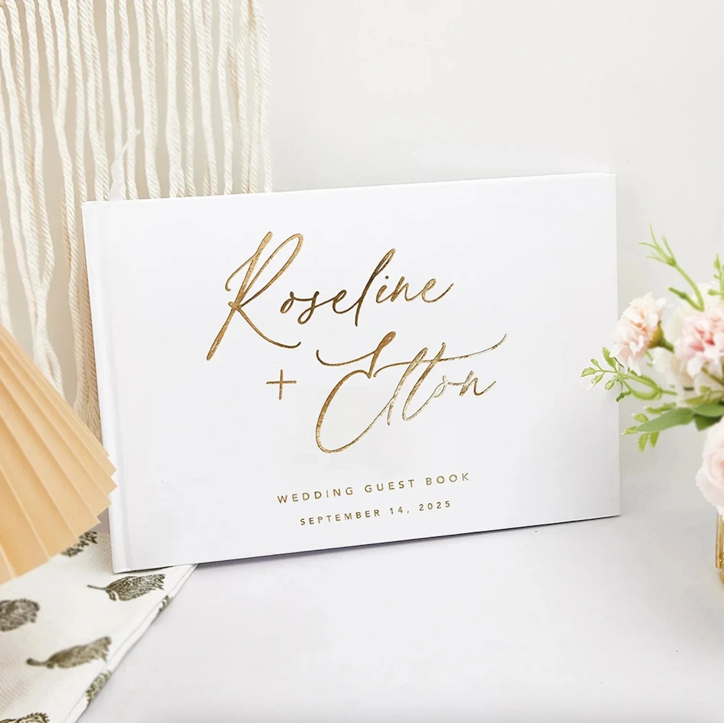 Personalized Wedding Guest Book