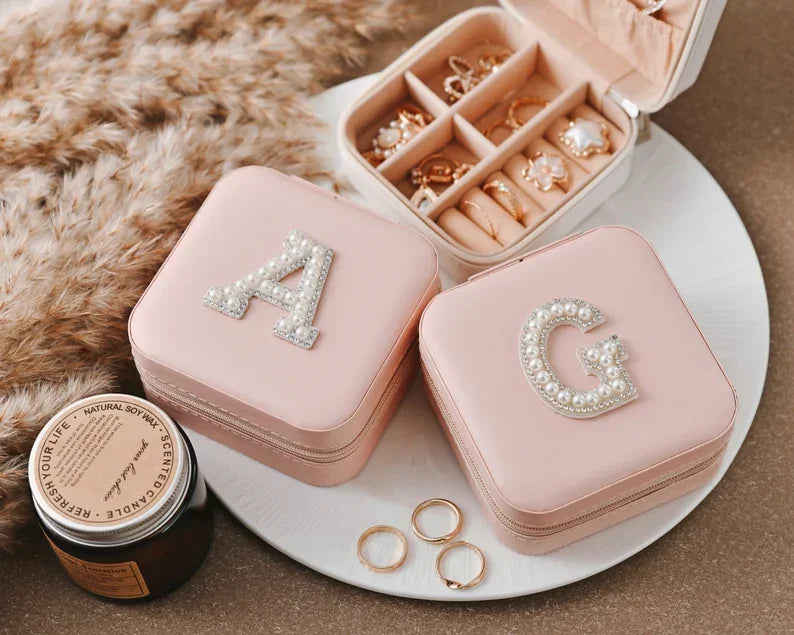 Personalized Pearl Jewelry Box