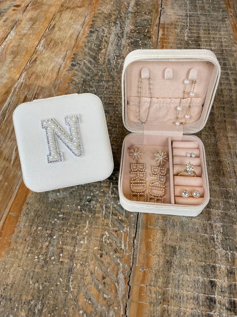 Personalized Pearl Jewelry Box