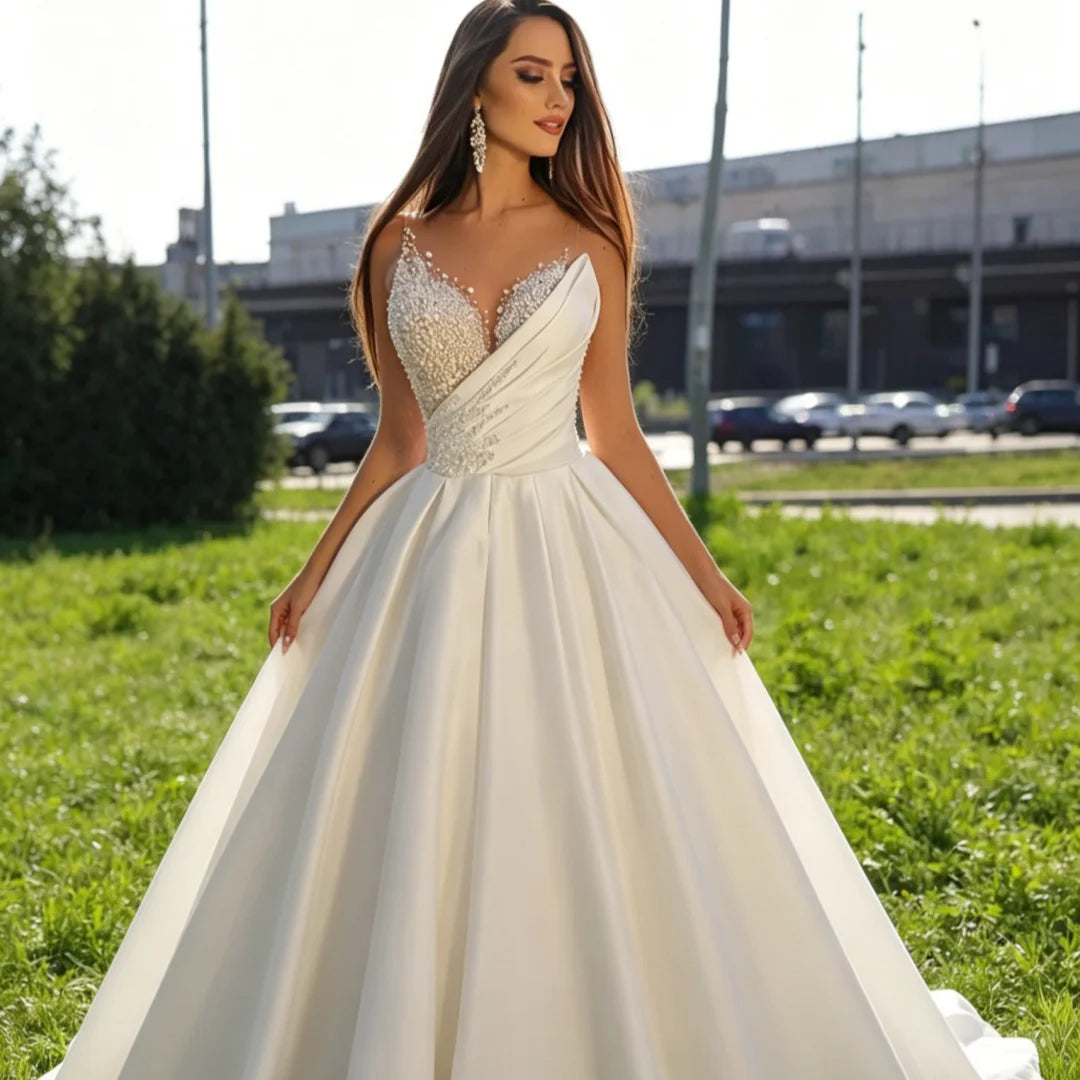 Sweetheart Satin Ball Gown