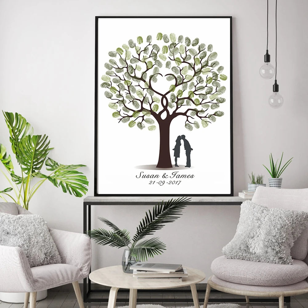 Personalized Fingerprint Guest Book