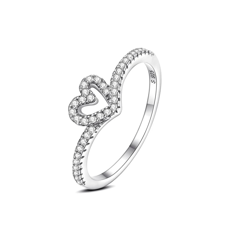 925 Sterling Silver Heart Ring