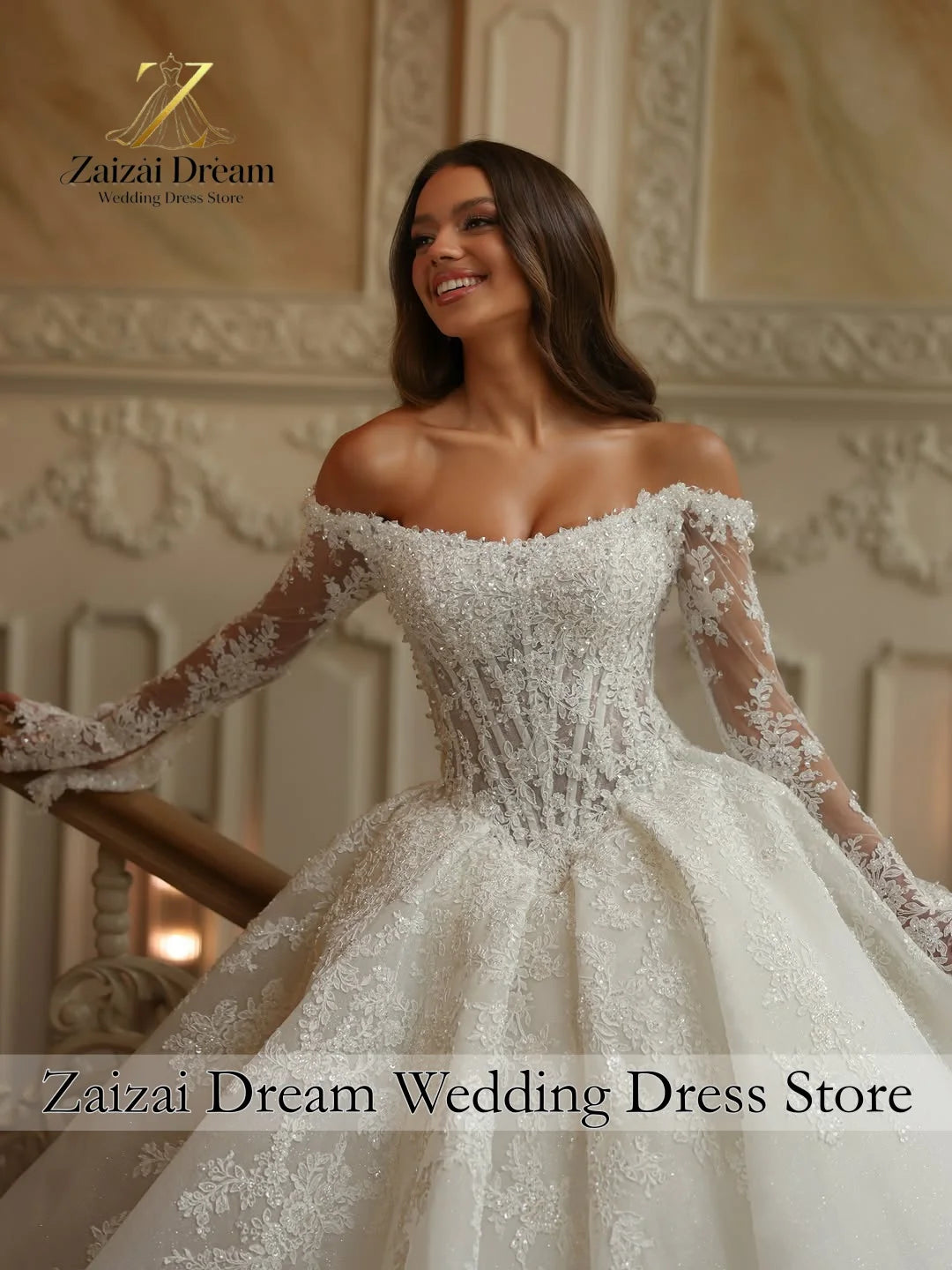 Luxury Ball Gown Wedding Dress