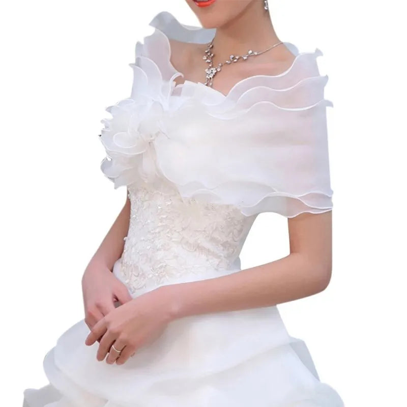 Rhinestone Lace Bridal Shrug