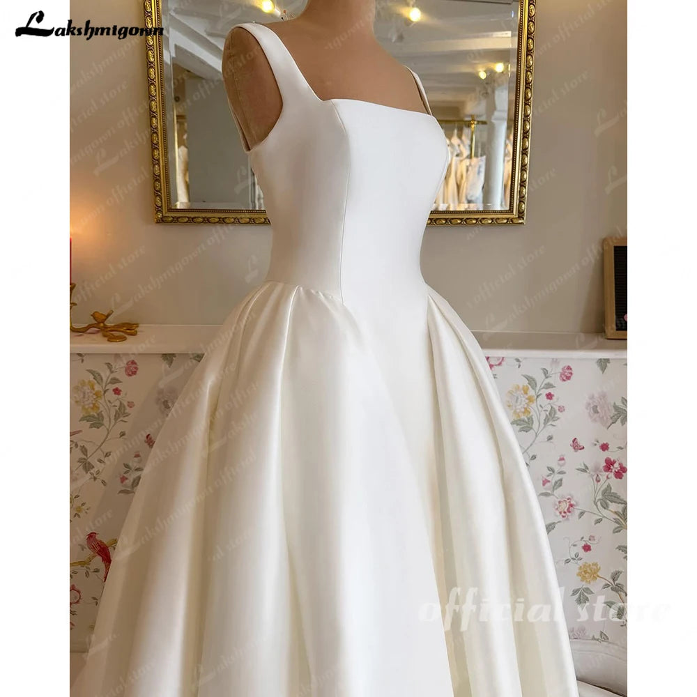 Mikado Satin Wedding Dress