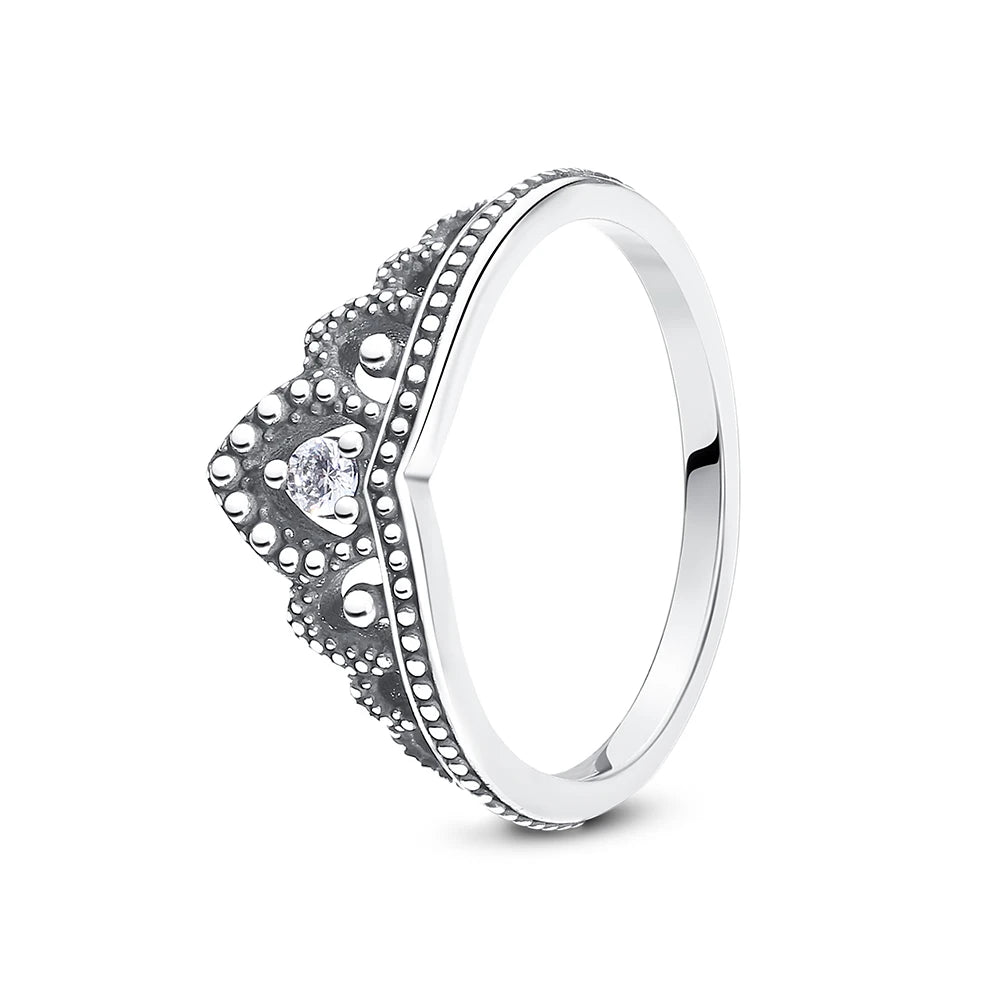 Sterling Silver Heart Stackable Ring