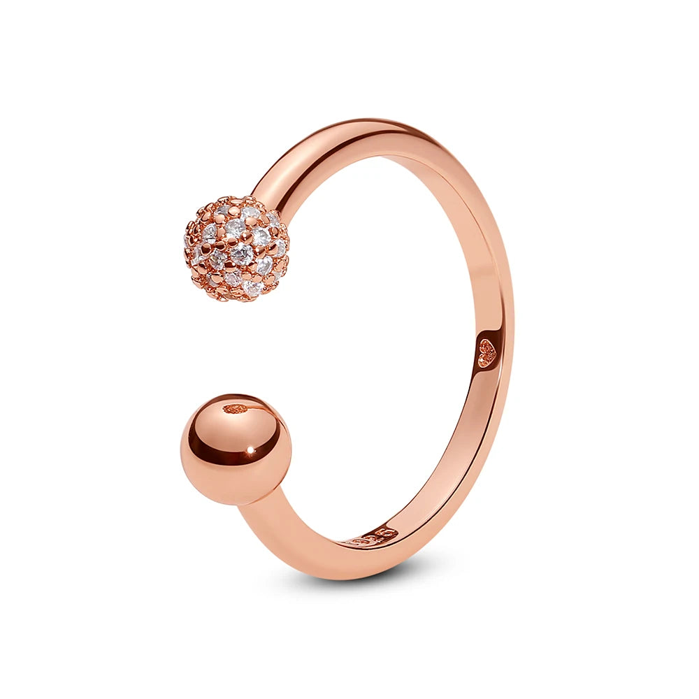 925 Sterling Infinity Heart Ring