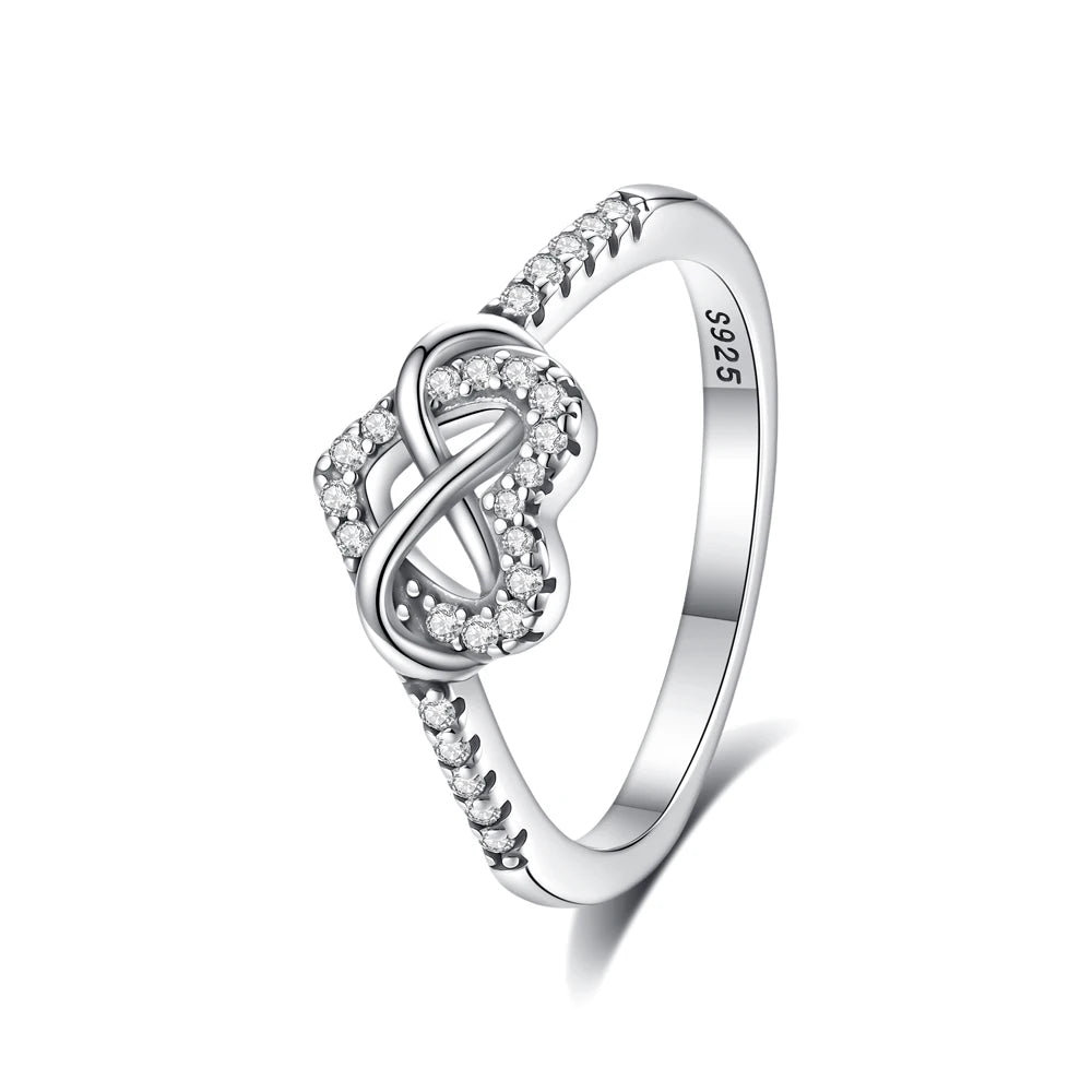 Sterling Silver Heart Stackable Ring