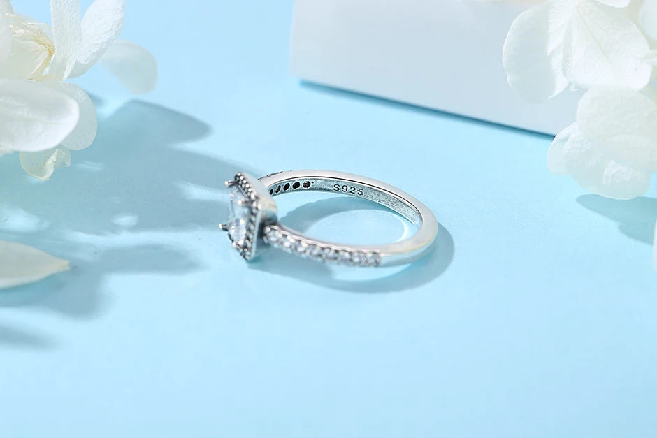 Sterling Silver Heart Stackable Ring