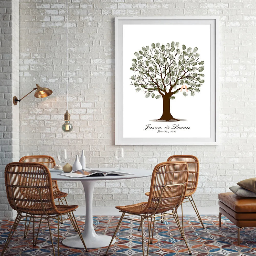 Personalized Fingerprint Guest Book