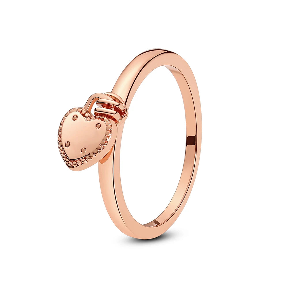 925 Sterling Infinity Heart Ring