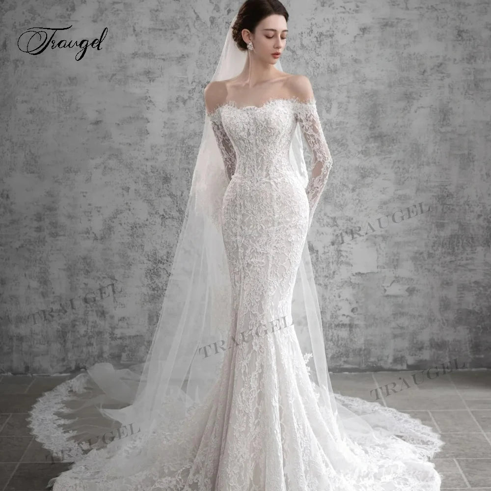 Luxury Lace Mermaid Wedding Dress