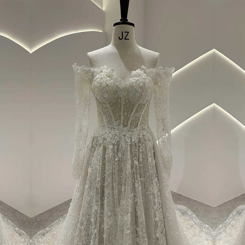 Boho Lace Wedding Dress